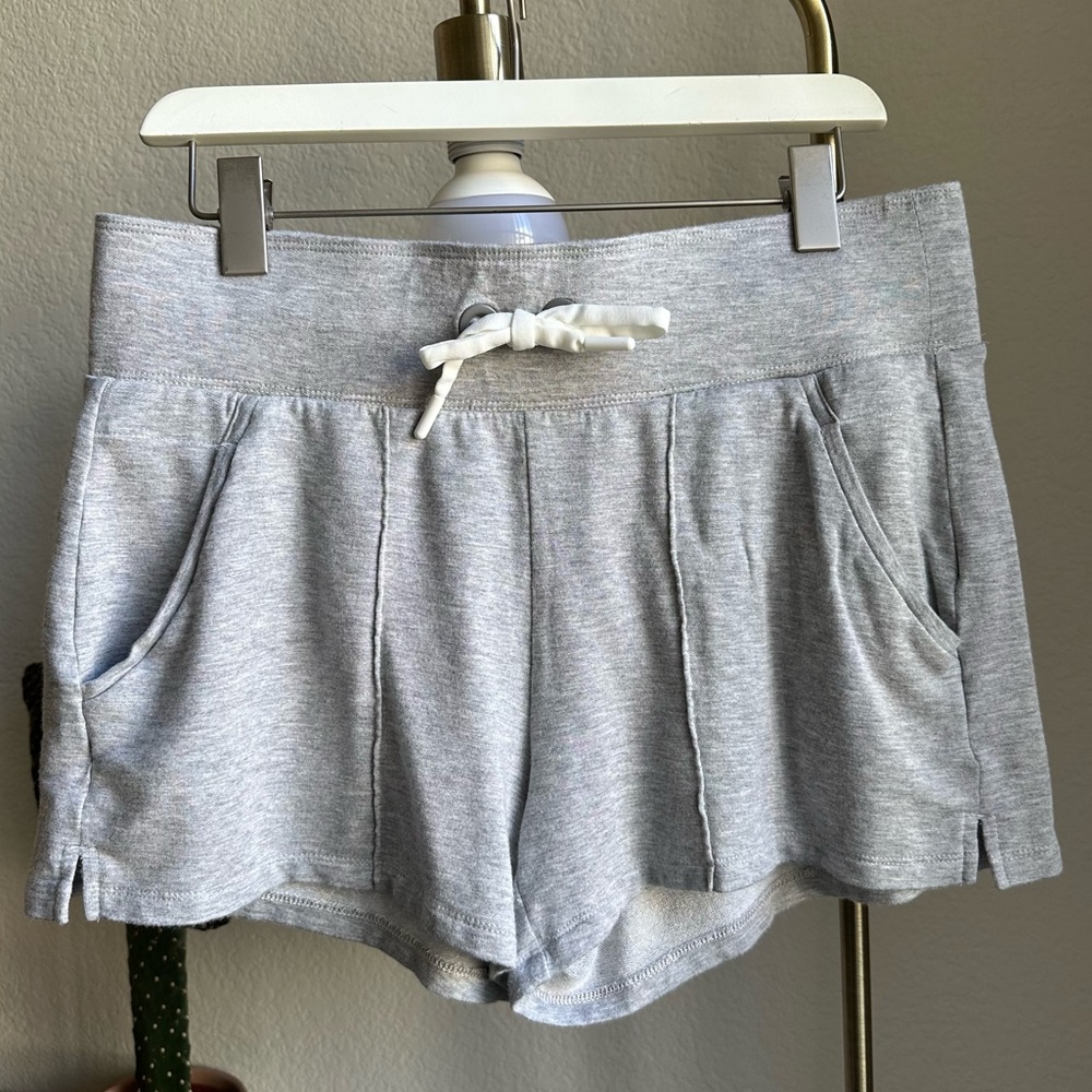 Athleta Gray Casual Drawstring Shorts